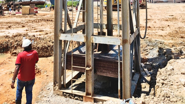 HIGH STRAIN PILE LOAD TEST